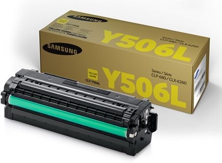 [CLT-Y506L/ELS] SAMSUNG TONER YELLOW, FOR CLP-680ND, CLX-6260 SERIES - 3.500 PAGES