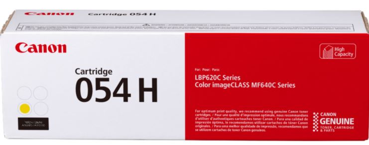 [3025C002AA] CANON TONER CRG-054H HIGH YIELD YELLOW FOR LBP62x series, MF64x series (2.300 pages )