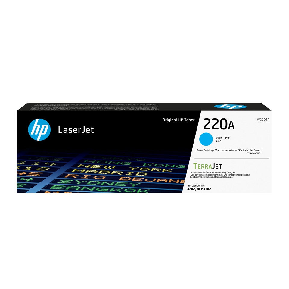 W2201A HP220A CYAN Toner, M4202/M4302 (1800)