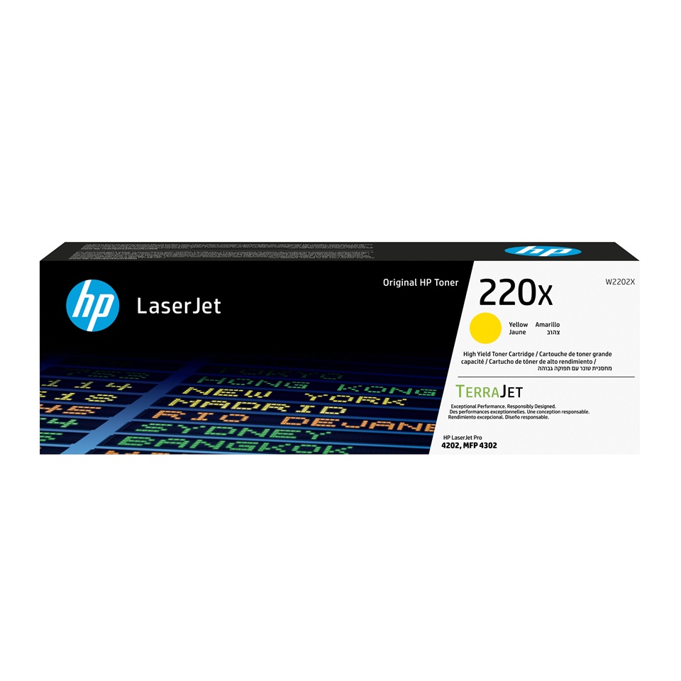 W2202X HP220X YELLOW Toner, M4202/M4302 (7500)