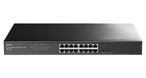 Cudy Switch Gigabit Ethernet Cloud Easy-Managed 16-Port + 2SFP GS1016ES2