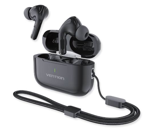 [29647] Vention Earphones BT TWS InEar Echo Lite E11 Plus Black NBVB0-Plus