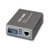[MC112CS] TP-LINK TRANCEIVER, 10/100MBPS RJ45 TO 100MBPS SINGLE-MODE SC FIBER CONVERTER, FULL-DUPLEX, UP TO 20KM, CHASSIS TL-MC1400 RACK-MOUNTABLE