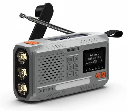 [30580] Marmitek RESQ100 Emergency Radio FM/BT/Powerbank/Flashlight 4500mAh