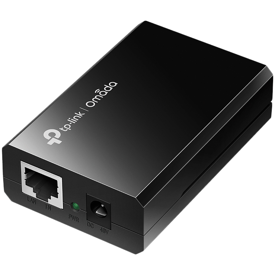 TP-LINK POE INJECTOR GIGABIT POE, PLUG AND PLAY, 15.4W