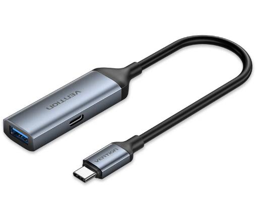 [29625] Vention Converter USB-C M to USB-A F & 100W PD CCBHB