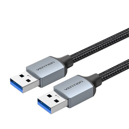 [29623] Vention Cable USB-A 3.0 M-M Braided 2.0m CTSHH