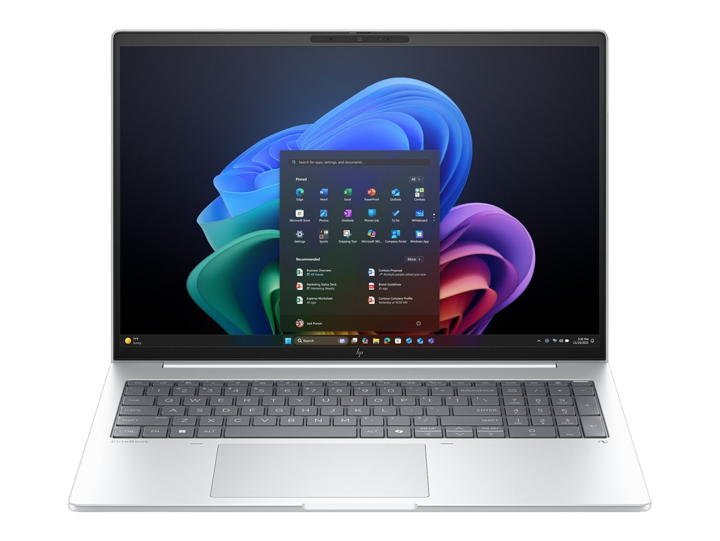 HP Notebook EliteBook 8 G1i 16 AI - Intel Core Ultra 5 226V, 16GB RAM, 512GB SSD, Intel ARC Graphics, 16" WUXGA, Windows 11 Pro