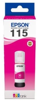 [C13T07D34A] EPSON INK BOTTLE MAGENTA 115, 1 x 70 ml, 6, 2K PAGES, DYE, 2.300 PHOTOS, FOR ITS L8160, L8180
