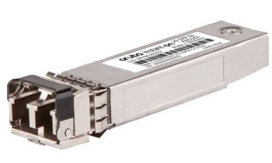 [R9D16A] HPE ARUBA TRANSCEIVER INSTANT ON 1G SFP LC SX 500M OM2 MMF TRANSCEIVER